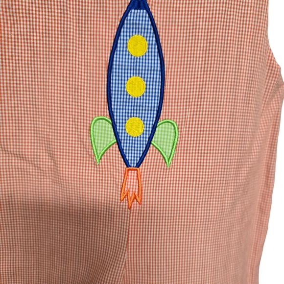 Reversible Boys Romper by Smockingbird  23M - Picture 9 of 12